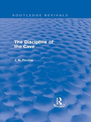 cover image of The Discipline of the Cave (Routledge Revivals)
